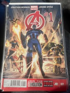 Avengers #1 Second Print Cover (2013)