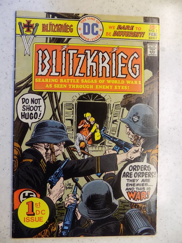 BLITZKRIEG # 1 DC BRONZE WAR ACTION G I WORLD WAR II COMBAT KUBERT