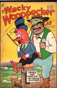 Wacky Woodpecker #2 1958-I.W.-Fishing cover-Two-Bit the Wacky Woodpecker appe...