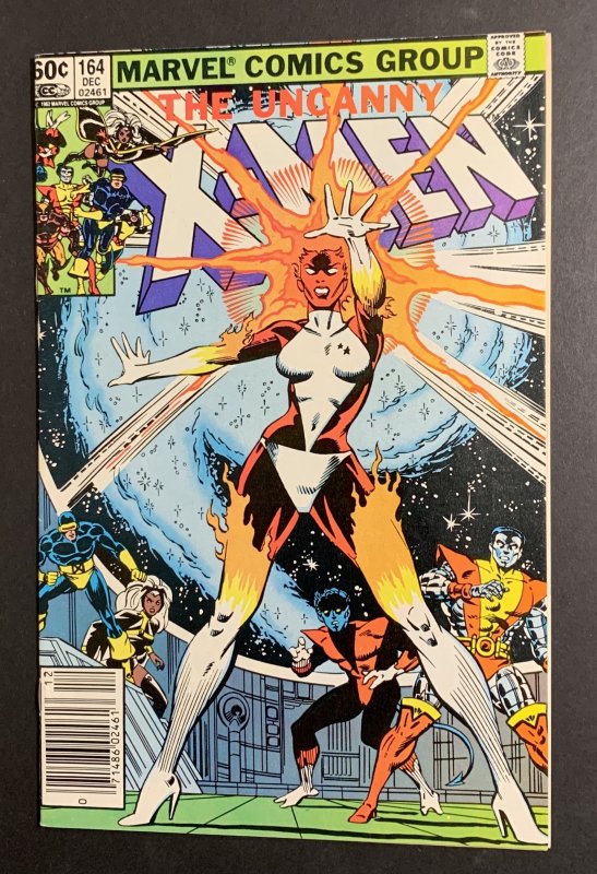 The Uncanny X-Men #164 (1982) 1st Appearance and Origin of Binary Newsstand