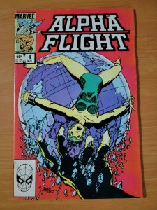 Alpha Flight #4 Direct Market Edition ~ VF - NEAR MINT NM ~ 1983 Marvel Comics