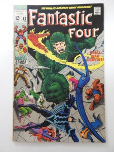 Fantastic Four #83  (1969) Shall Man Survive! Sharp Fine- Inhumans!