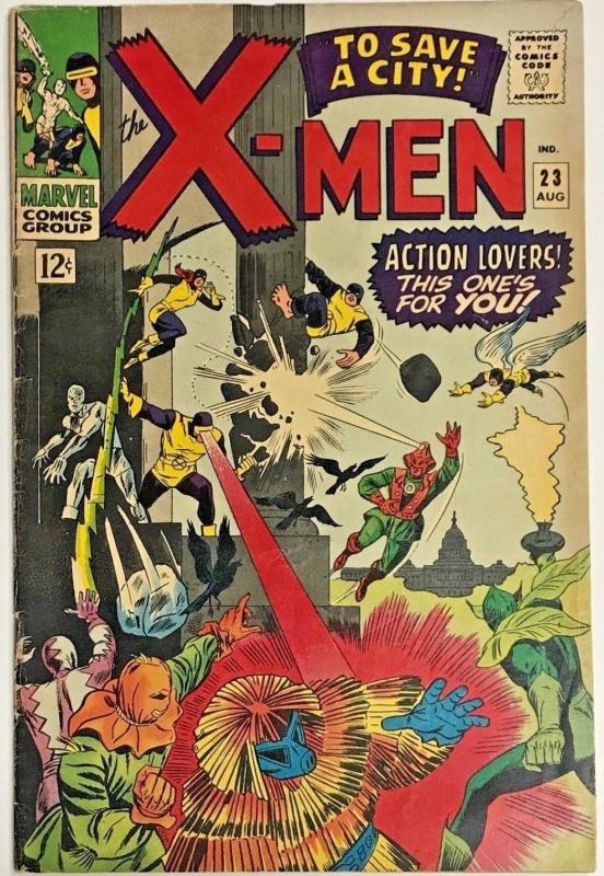 UNCANNY X-MEN#23 FN- 1966 MARVEL SILVER AGE COMICS