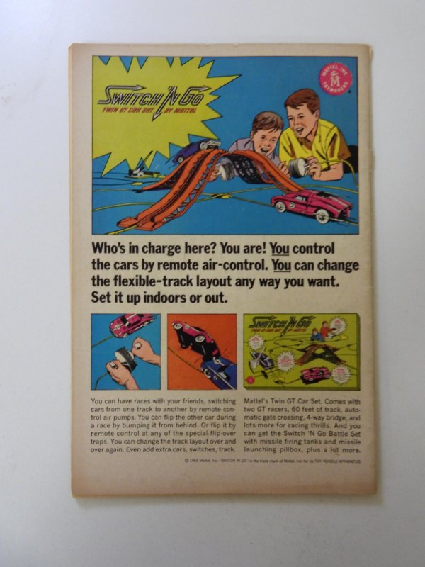 Doom Patrol #106 VG condition top staple detached from cover 1/4 spine split