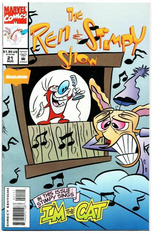 Ren & Stimpy Show #21 (Marvel, 1994) FN