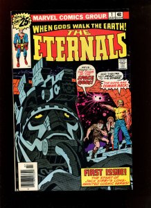 ETERNALS #1, Newsstand 1st appearance of Ikaris (8.5 OB) 1976