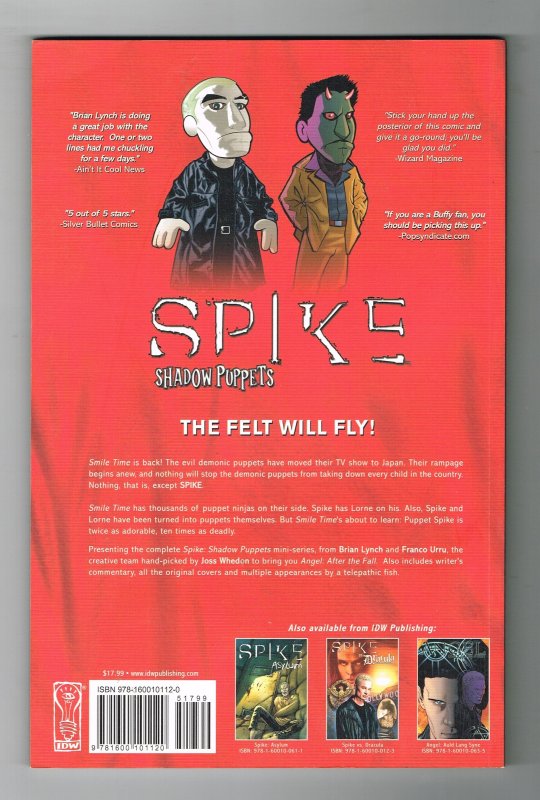 Spike: Shadow Puppets #4 Cover A (2007)     TPB