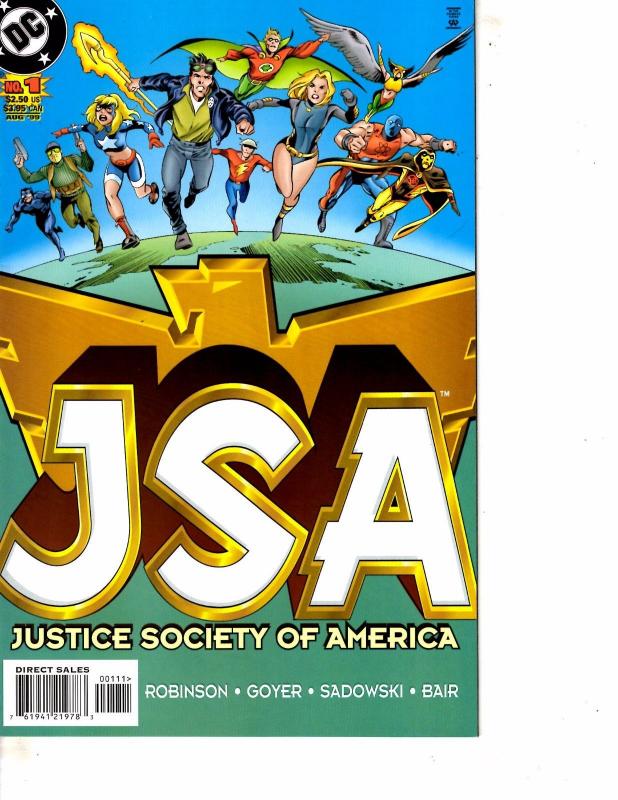 Lot Of 2 DC Comic Book Justice Society of America #1 and Animal Man #4 ON13