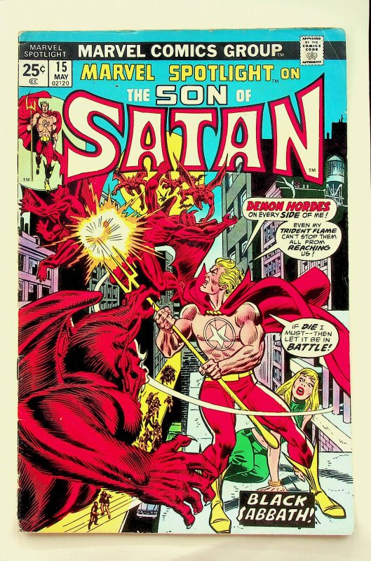 Marvel Spotlight #15 Son of Satan (May 1974, Marvel) - Good+