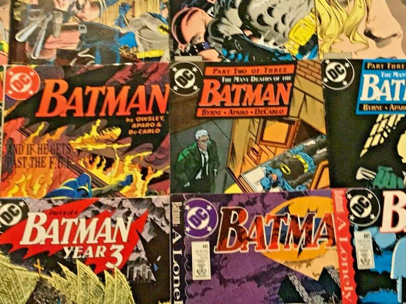 BATMAN#415-480 VF/NM LOT 1991 (36 BOOKS)  DC COMICS