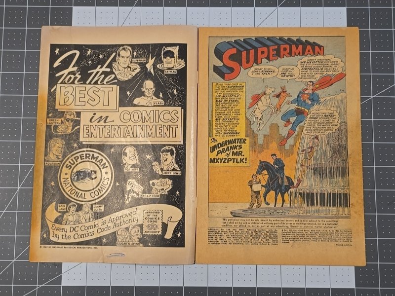 Superman #154 (DC Comics July 1962)