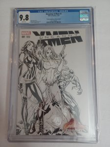 Uncanny X-Men #1 J Scott Campbell Sketch Variant - Rogue - 2016 - CGC 9.8