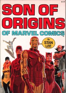 SON OF ORIGINS OF MARVEL COMICS by Stan Lee - 1st Print - (FN+) 1975 Softcover