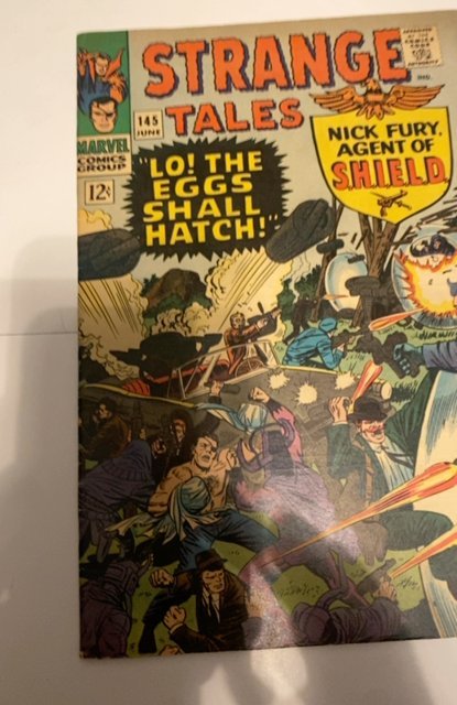 Strange Tales #145 (1966) The egg shall hatch Nick fury