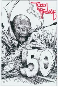 KING SPAWN #50 IMAGE 2025 1:250 VIRGIN VARIANT SIGNED W/COA TODD MCFARLANE NM