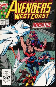 Avengers West Coast #62 (1990) West Coast Avengers / Avengers West Coast [Key...