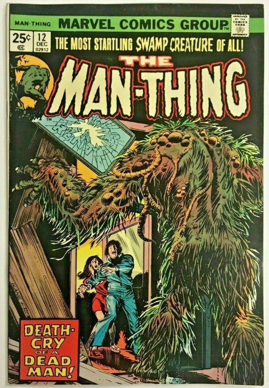 MAN-THING#12 FN/VF 1974 MARVEL BRONZE AGE COMICS 