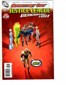 Lot Of 4 JLA Generation Lost DC Comics # 18 19 20 21 VARIANTS NM 1st Prints LH25