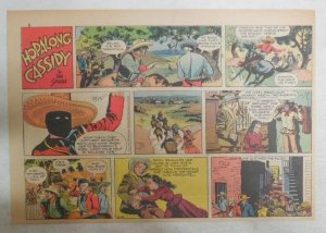 Hopalong Cassidy Sunday Page by Dan Spiegle from 6/12/1955 Size: 7.5 x 10 inches