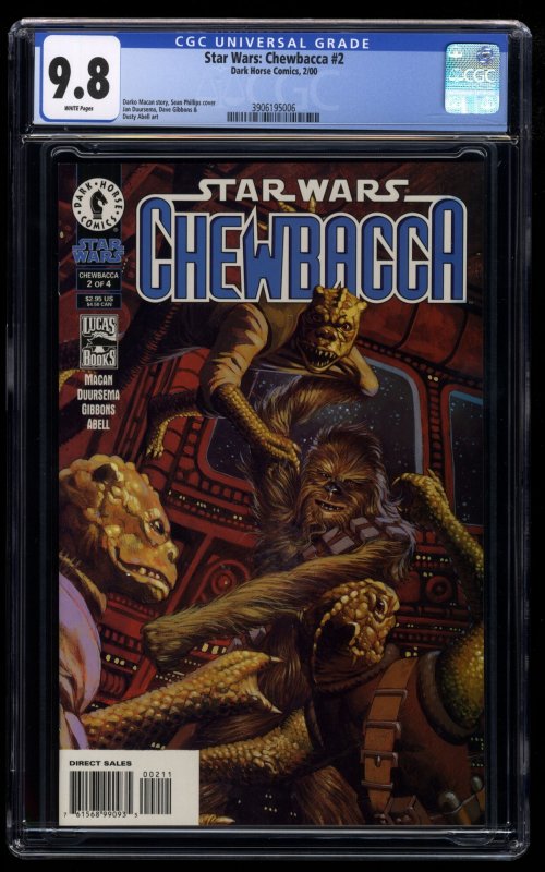 Star Wars: Chewbacca (2000) #2 CGC NM/M 9.8 White Pages