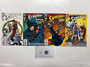 4 Superboy DC Comic Books # 83 84 85 86 Batman Wonder Woman Flash 91 JS45