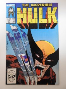 The Incredible Hulk #340 (1988) McFarlane Wolverine/Hulk Art! VF-NM Condition!