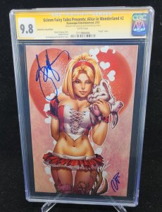 GFT: Alice in Wonderland #2 - Signed Eric Basaldua & Nei Ruffino - CGC 9.8 -2012