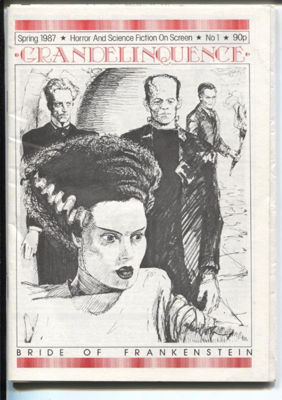 Grandelinquence #1 Spring 1987-1st issue-Bride of Frankenstein-UK-VF