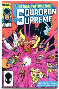 SQUADRON SUPREME #1-HIGH GRADE MARVEL VF/NM