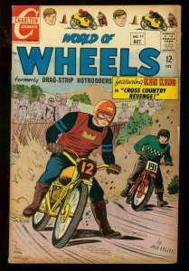 WORLD OF WHEELS #17 1967 CHARLTON MOTORCYLE COVER VG