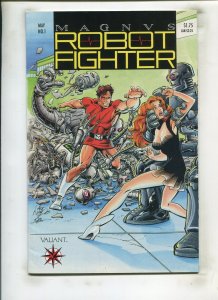 MAGNUS ROBOT FIGHTER #1 (9.2) STEEL NATION PART 1!! 1991