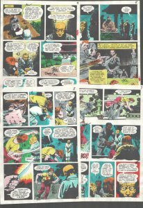 Richard Dragon Kung Fu Fighter Original Color Guide Sheets #1 1975-DC-1st iss...