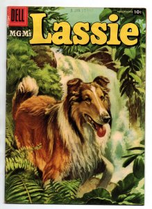 Lassie #33 - Painted cover - TV Show - Dell - 1955 - VG/FN