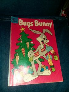 BUGS BUNNY #46 dell comics 1956 silver age christmas cartoon cvr carrot ornament