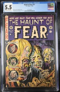 E.C. Comics Haunt Of Fear #17 CGC 5.5