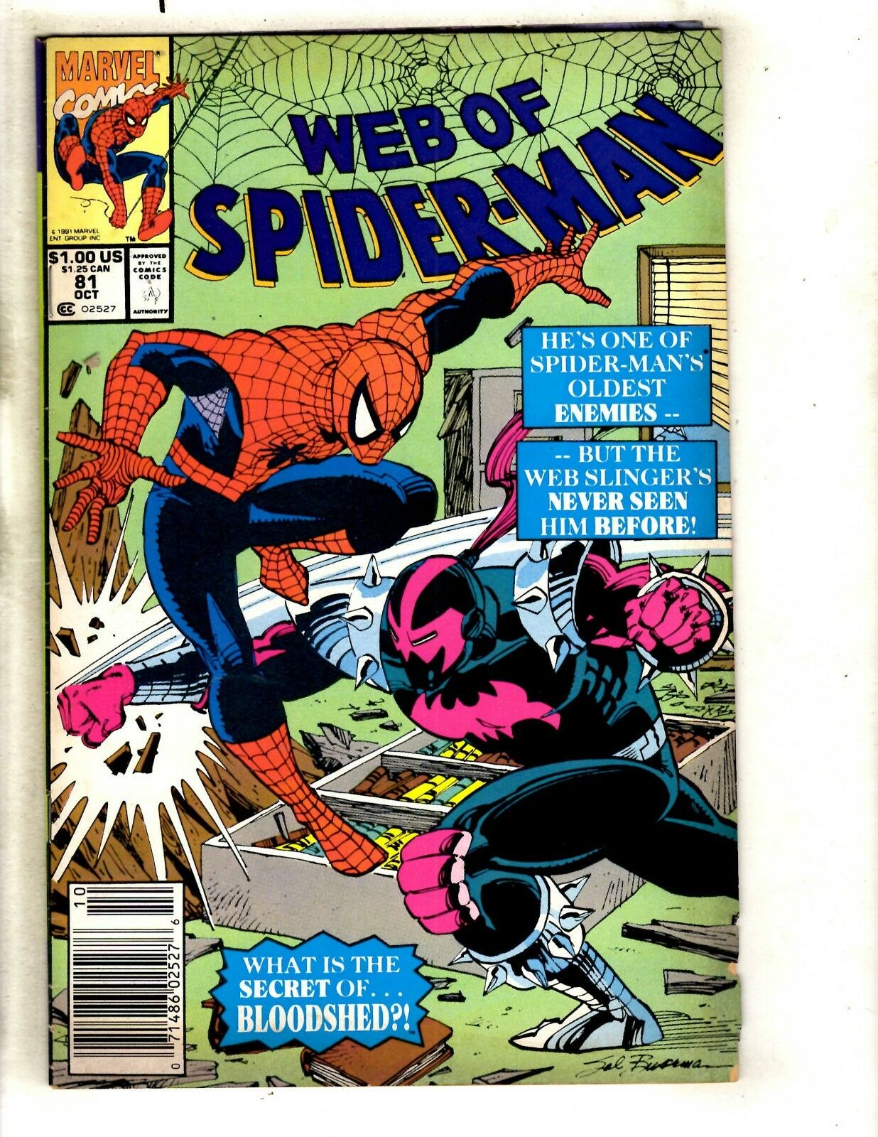 11 Marvel Comics Web of SpiderMan 81 93 95 98