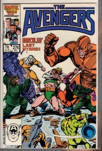 The Avengers #274 Direct Edition (1986) 9.2 NM-