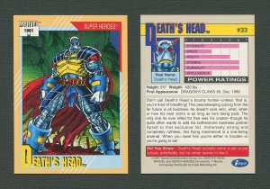 1991 Marvel Comics II  Card  #33 ( Death's Head )  MINT