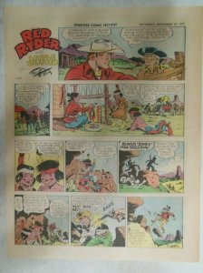 Red Ryder Sunday Page by Fred Harman 11/29/1959 Tabloid Page Size! Western!