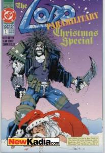Lobo (1990 series) Paramilitary Christmas Special #1, NM- (Stock photo)
