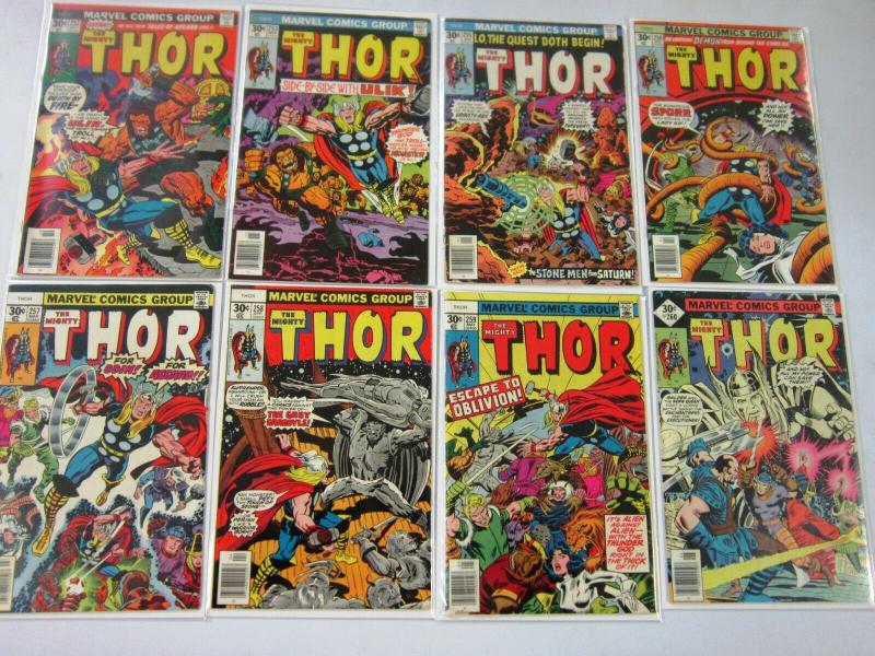 Later Bronze Thor, From:#252-298, 36 Different, Average 6.0/FN (1976-1980)