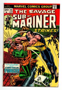 Sub-Mariner #68 - Namor - Namorita - Spider-man cameo - 1974 - VF/NM