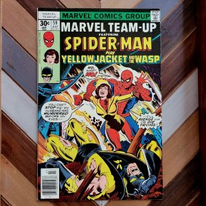 Marvel Team-Up #59 VF- (Marvel 1977) feat Spider-Man, Wasp & Yellow-Jacket