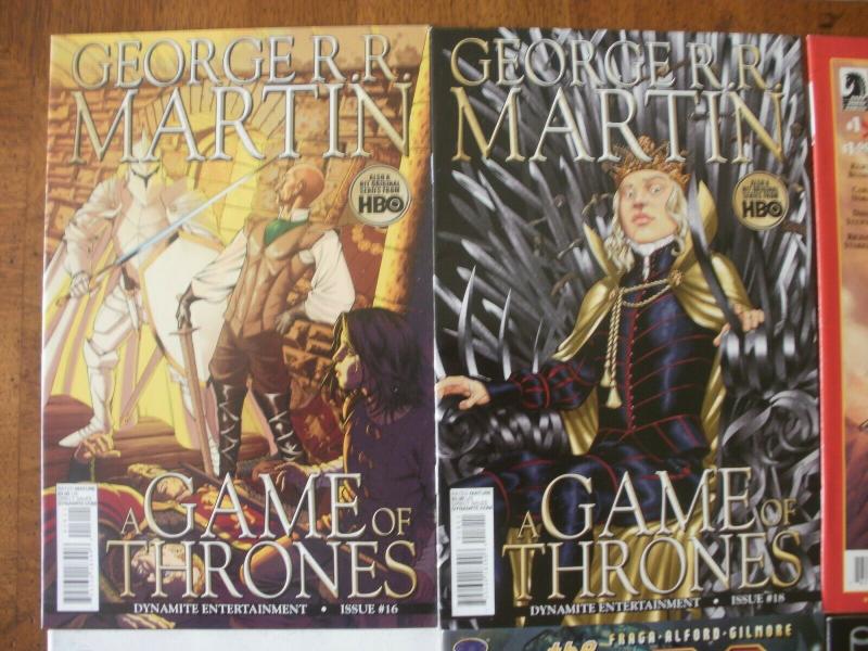 6 Comic Book: GAME OF THRONES #16 #18 GEAR STATION #1 #4 CONAN #1 OBERGEIST #1