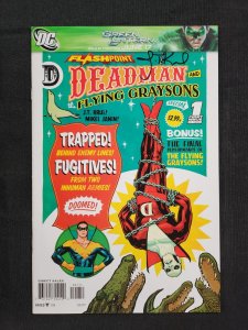 Flashpoint: Deadman and the Flying Graysons 3PC #1-3- Signed w/COA (9.2ob) 2011
