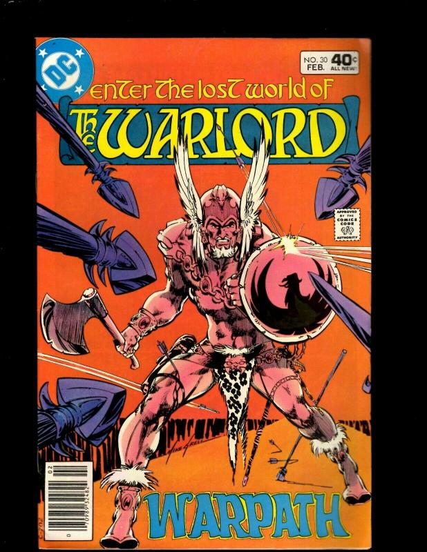 10 The Warlord DC Comic Books #21 22 23 24 25 26 27 28 29 30 JF12