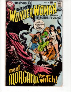 Wonder Woman #186 MEET MORGANA THE WITCH! Early Bronze DC