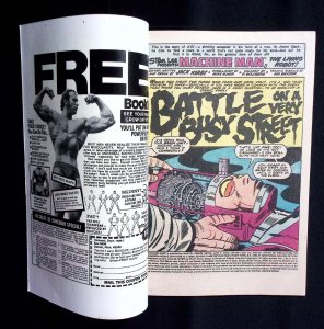Machine Man #4  Marvel Comics July 1978  Battle on a Busy Street  Jack Kirby  NM