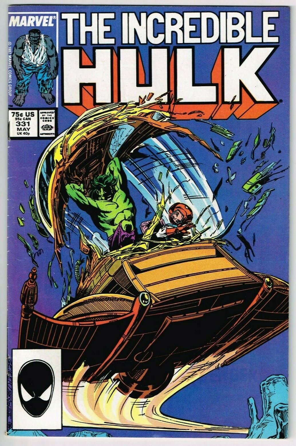 Incredible Hulk 331 1962 7 0 Fn Vf Inconstant Moon Mcfarlane Art Comic Books Copper Age Marvel Incredible Hulk Superhero Hipcomic