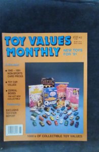 Toy Values Monthly #2 1991 Marvel Comics Comic Book